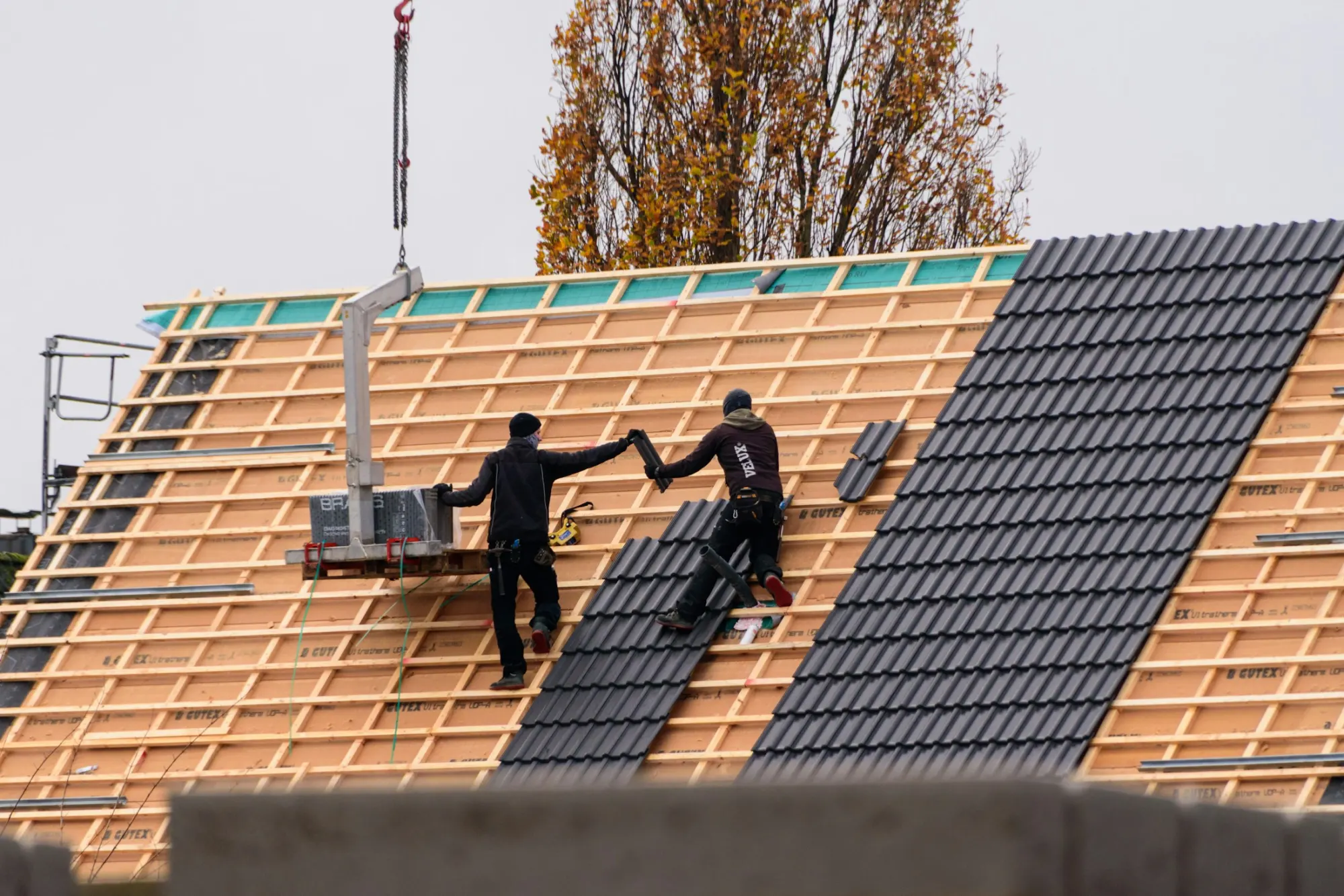 Bluebird Roofing — Roofing company website design preview